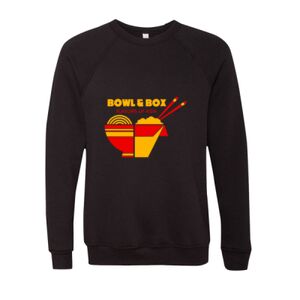 Unisex Sponge Fleece Raglan Crewneck Sweatshirt Thumbnail