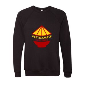 Unisex Sponge Fleece Raglan Crewneck Sweatshirt Thumbnail