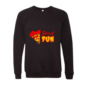 Unisex Sponge Fleece Raglan Crewneck Sweatshirt Thumbnail