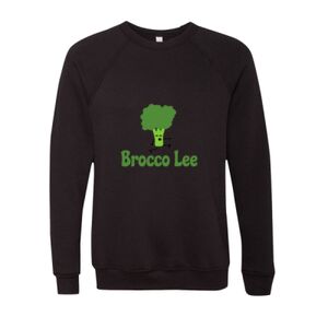 Unisex Sponge Fleece Raglan Crewneck Sweatshirt Thumbnail