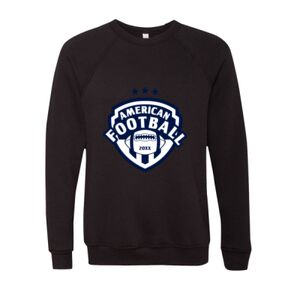 Unisex Sponge Fleece Raglan Crewneck Sweatshirt Thumbnail