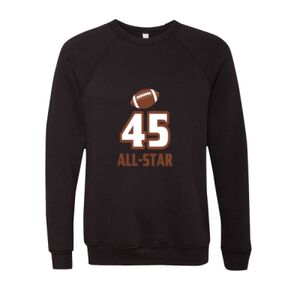 Unisex Sponge Fleece Raglan Crewneck Sweatshirt Thumbnail