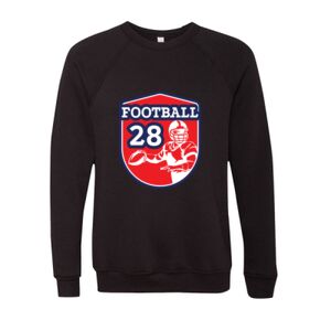 Unisex Sponge Fleece Raglan Crewneck Sweatshirt Thumbnail