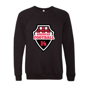 Unisex Sponge Fleece Raglan Crewneck Sweatshirt Thumbnail