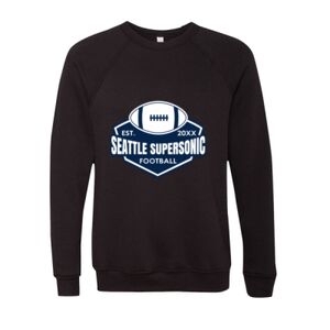 Unisex Sponge Fleece Raglan Crewneck Sweatshirt Thumbnail