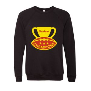 Unisex Sponge Fleece Raglan Crewneck Sweatshirt Thumbnail