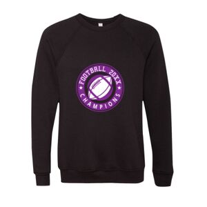 Unisex Sponge Fleece Raglan Crewneck Sweatshirt Thumbnail