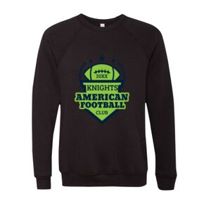 Unisex Sponge Fleece Raglan Crewneck Sweatshirt Thumbnail