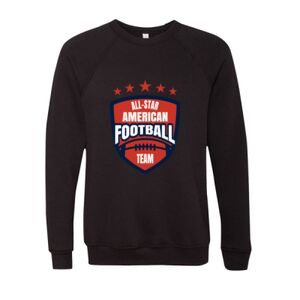 Unisex Sponge Fleece Raglan Crewneck Sweatshirt Thumbnail