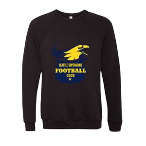 Unisex Sponge Fleece Raglan Crewneck Sweatshirt Thumbnail