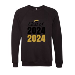 Unisex Sponge Fleece Raglan Crewneck Sweatshirt Thumbnail