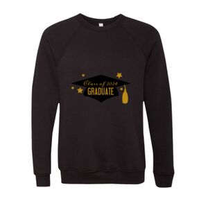 Unisex Sponge Fleece Raglan Crewneck Sweatshirt Thumbnail