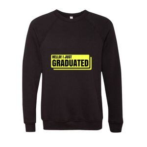 Unisex Sponge Fleece Raglan Crewneck Sweatshirt Thumbnail