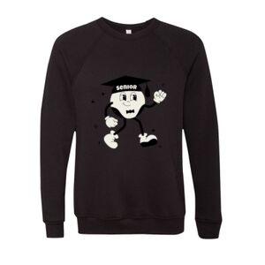 Unisex Sponge Fleece Raglan Crewneck Sweatshirt Thumbnail