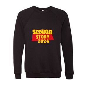 Unisex Sponge Fleece Raglan Crewneck Sweatshirt Thumbnail