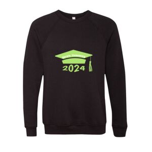 Unisex Sponge Fleece Raglan Crewneck Sweatshirt Thumbnail
