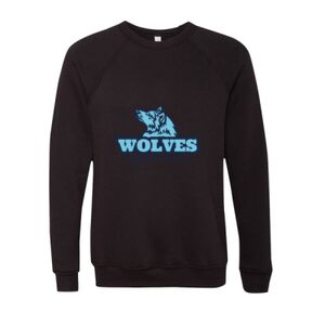 Unisex Sponge Fleece Raglan Crewneck Sweatshirt Thumbnail