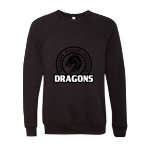 Unisex Sponge Fleece Raglan Crewneck Sweatshirt Thumbnail