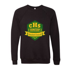 Unisex Sponge Fleece Raglan Crewneck Sweatshirt Thumbnail