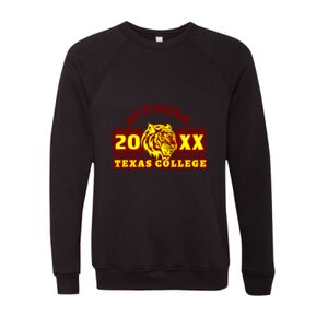Unisex Sponge Fleece Raglan Crewneck Sweatshirt Thumbnail