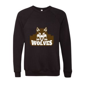 Unisex Sponge Fleece Raglan Crewneck Sweatshirt Thumbnail