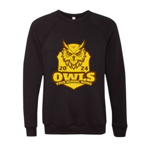 Unisex Sponge Fleece Raglan Crewneck Sweatshirt Thumbnail