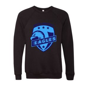 Unisex Sponge Fleece Raglan Crewneck Sweatshirt Thumbnail