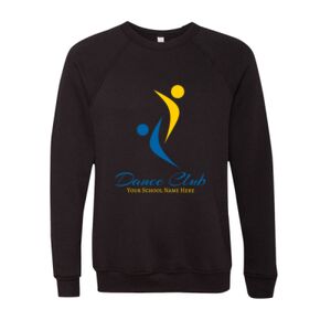 Unisex Sponge Fleece Raglan Crewneck Sweatshirt Thumbnail