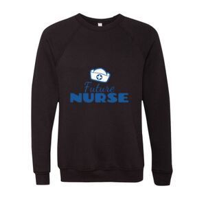 Unisex Sponge Fleece Raglan Crewneck Sweatshirt Thumbnail