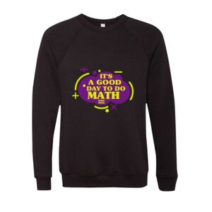 Unisex Sponge Fleece Raglan Crewneck Sweatshirt Thumbnail