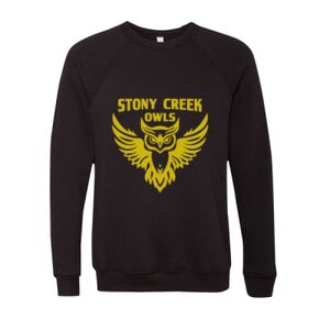 Unisex Sponge Fleece Raglan Crewneck Sweatshirt Thumbnail