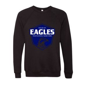 Unisex Sponge Fleece Raglan Crewneck Sweatshirt Thumbnail
