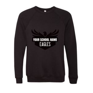 Unisex Sponge Fleece Raglan Crewneck Sweatshirt Thumbnail