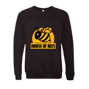 Unisex Sponge Fleece Raglan Crewneck Sweatshirt Thumbnail