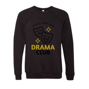 Unisex Sponge Fleece Raglan Crewneck Sweatshirt Thumbnail