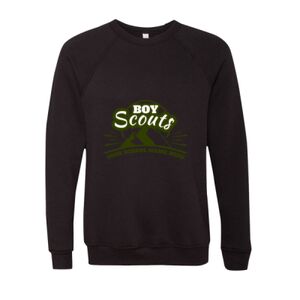 Unisex Sponge Fleece Raglan Crewneck Sweatshirt Thumbnail