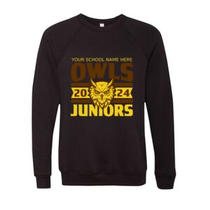 Unisex Sponge Fleece Raglan Crewneck Sweatshirt Thumbnail
