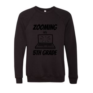 Unisex Sponge Fleece Raglan Crewneck Sweatshirt Thumbnail