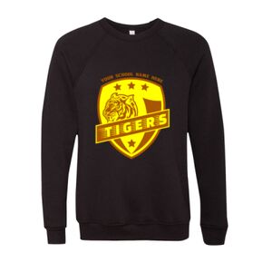 Unisex Sponge Fleece Raglan Crewneck Sweatshirt Thumbnail