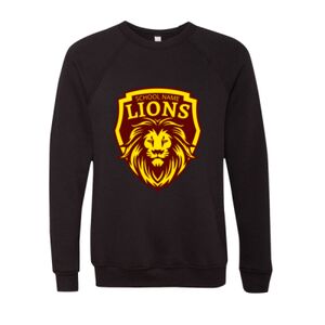 Unisex Sponge Fleece Raglan Crewneck Sweatshirt Thumbnail