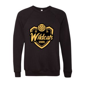 Unisex Sponge Fleece Raglan Crewneck Sweatshirt Thumbnail