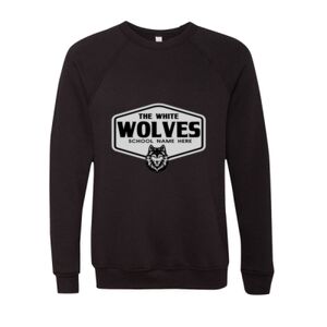 Unisex Sponge Fleece Raglan Crewneck Sweatshirt Thumbnail