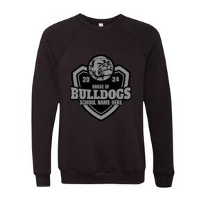 Unisex Sponge Fleece Raglan Crewneck Sweatshirt Thumbnail