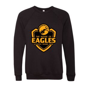 Unisex Sponge Fleece Raglan Crewneck Sweatshirt Thumbnail