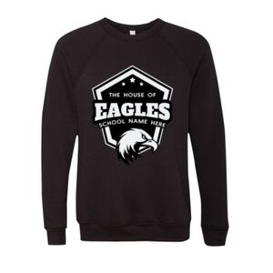 Unisex Sponge Fleece Raglan Crewneck Sweatshirt Thumbnail