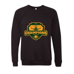 Unisex Sponge Fleece Raglan Crewneck Sweatshirt Thumbnail