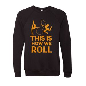 Unisex Sponge Fleece Raglan Crewneck Sweatshirt Thumbnail