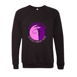 Unisex Sponge Fleece Raglan Crewneck Sweatshirt Thumbnail