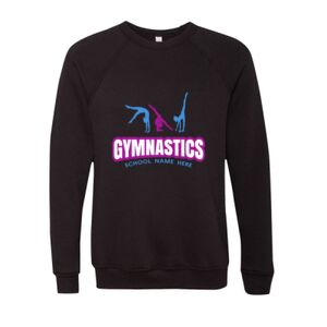 Unisex Sponge Fleece Raglan Crewneck Sweatshirt Thumbnail