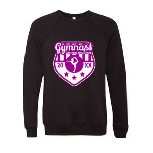 Unisex Sponge Fleece Raglan Crewneck Sweatshirt Thumbnail